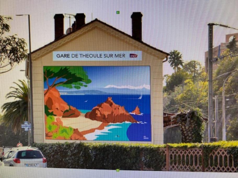 2 Pieces Climatise A 200M Des Plages Theoule-sur-Mer Exterior photo